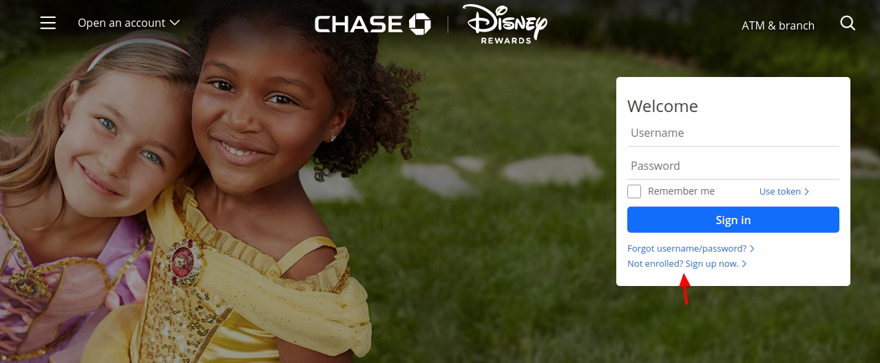 Chase Disney Visa Card Sign Up