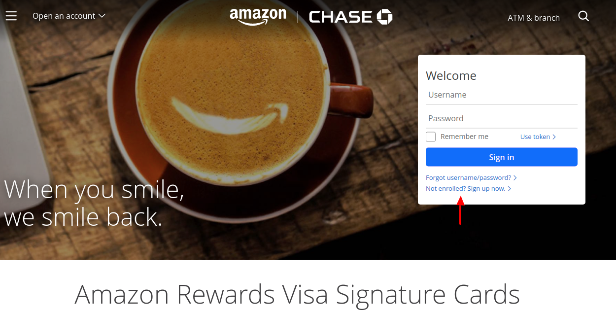 Amazon Rewards Credit Card Sigin Up