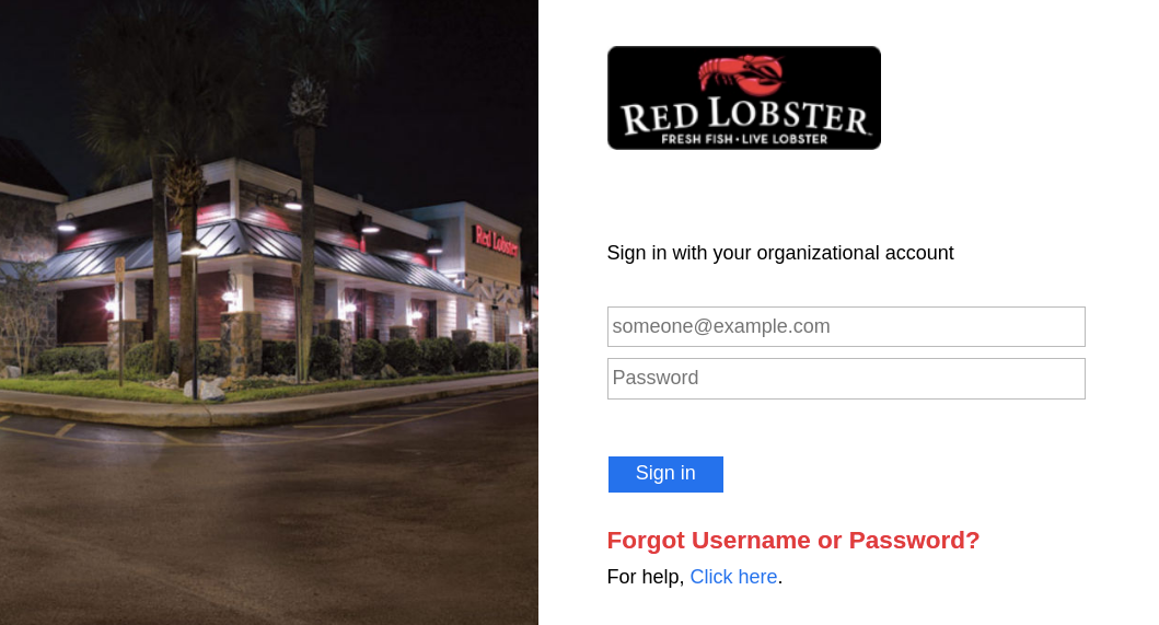 red lobster employee login